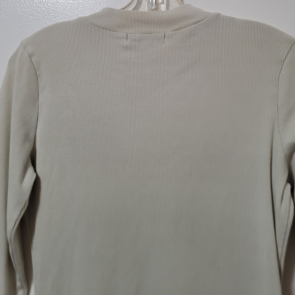 Young Fabulous And Broke Light Green Bodycon Rib Knit Dress Long Sleeve Medium - Picture 11 of 14